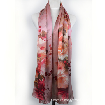 Digital Printed Silk Shawl (13-BR110303-5)